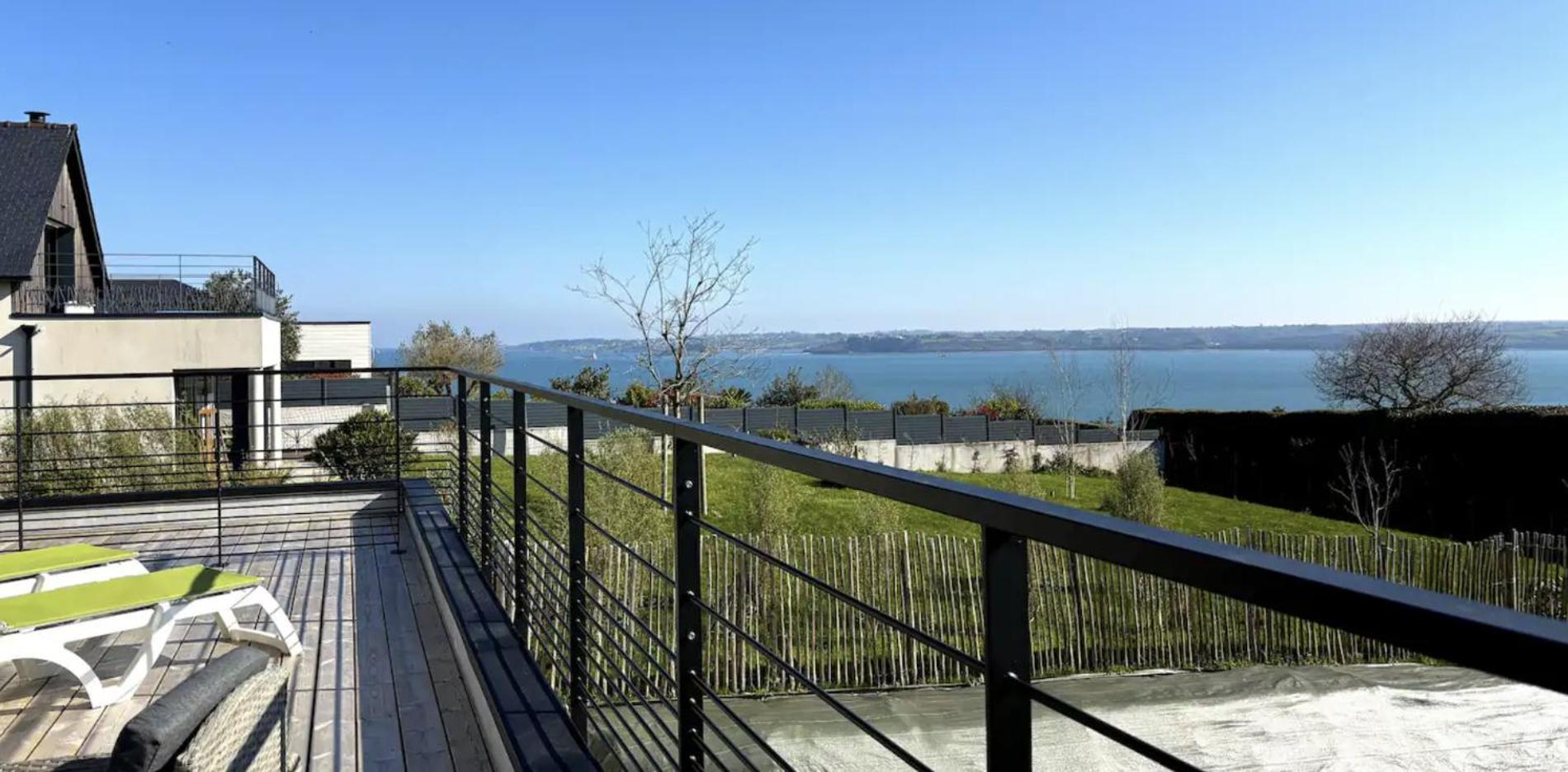 Villa Armor Vue Mer Et Spa Carantec Exterior foto